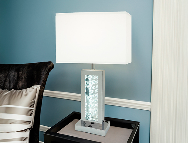 6247T MONICA LAMP CHROME-LED ACCENT