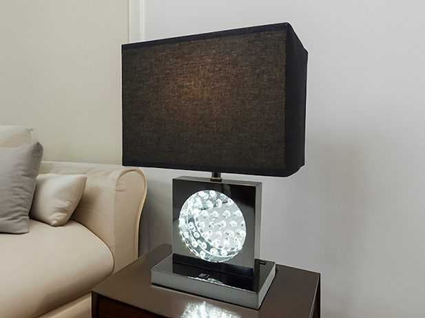 6289T-BN TABLE LAMP BLACK NICKEL-LED ACCENT