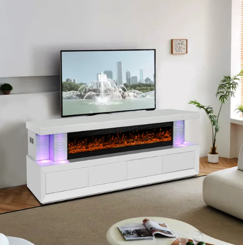 A97 TV STAND W/FIREPLACE