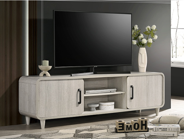 B4900-9 NYOMI TV STAND - WHITE