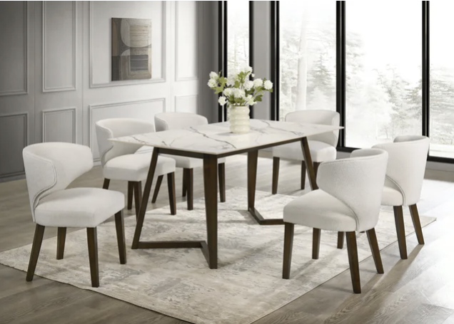 CAVA10 Dining Table + 6 Chair Set