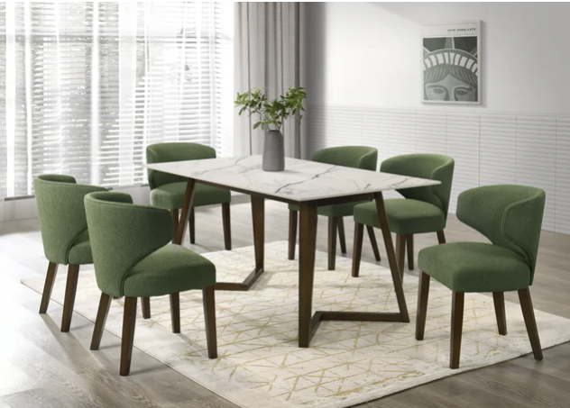 CAVA20 Dining Table + 6 Chair Set