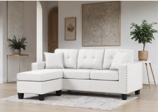 Cris Sand - Reversible Sectional