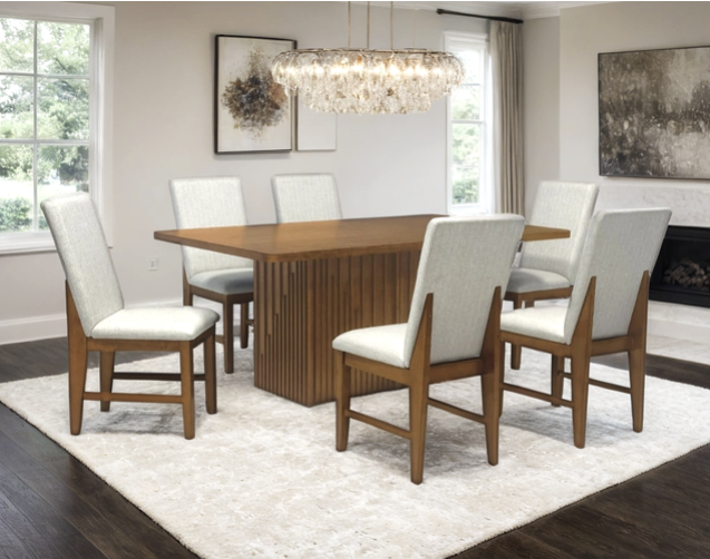D2800 Dining Table + 6 Chair Set