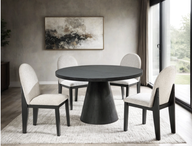 D500 Dining Table + 4 Chair Set
