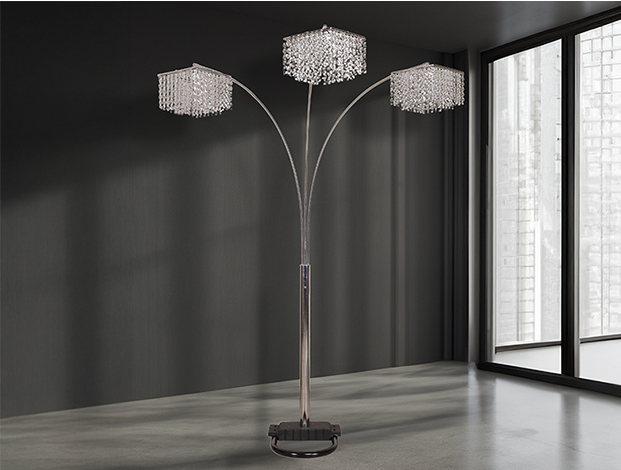 6217F-SV FLOOR LAMP