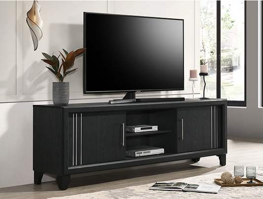 B9235-9 CHARLIE TV STAND- CHARCOAL