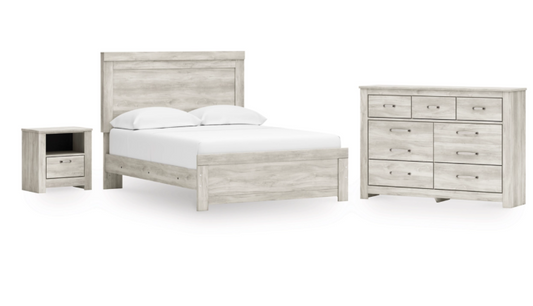 Bellaby Queen Panel Bed with Dresser and Nightstand