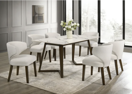 CAVA10 Dining Table + 6 Chair Set