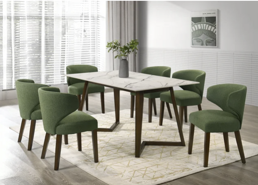 CAVA20 Dining Table + 6 Chair Set
