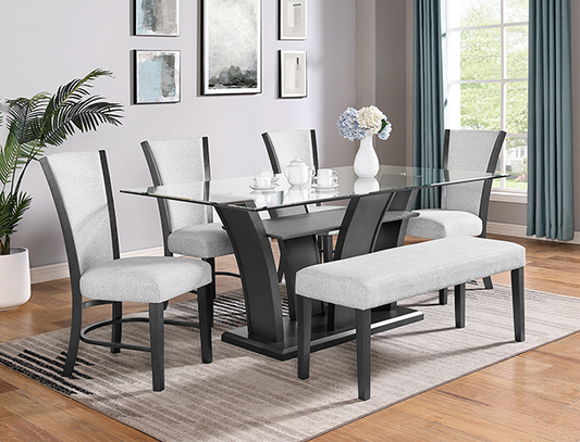 6P CAMELIA DOVE DINING GROUP