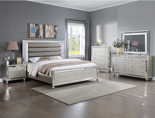 CRISTIAN BEDROOM GROUP CHAMPAGNE