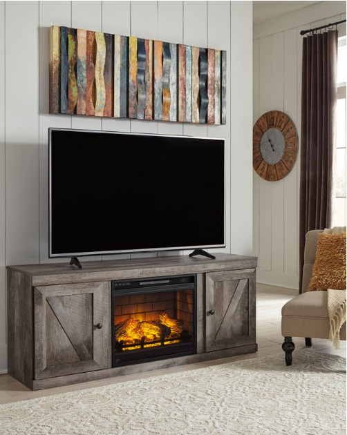 EW0440-268 - TV Stand w/Fireplace 60"L