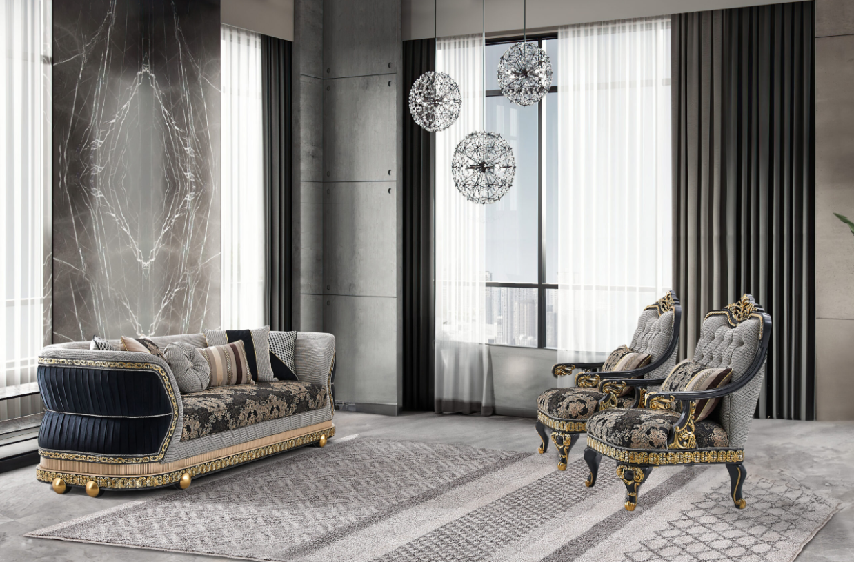 HD-9013-3PC SOFA SET