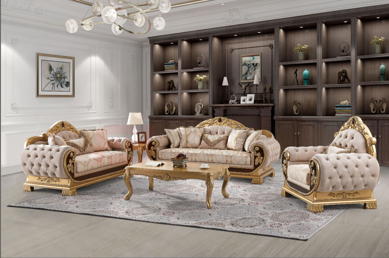 HD-9016- 3PC SOFA SET