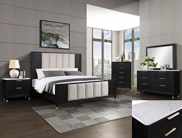 KARA BEDROOM GROUP - Queen
