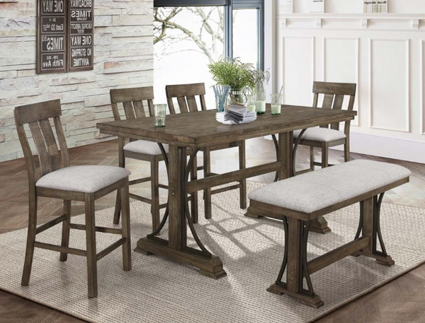 6P QUINCY COUNTER HEIGHT DINING