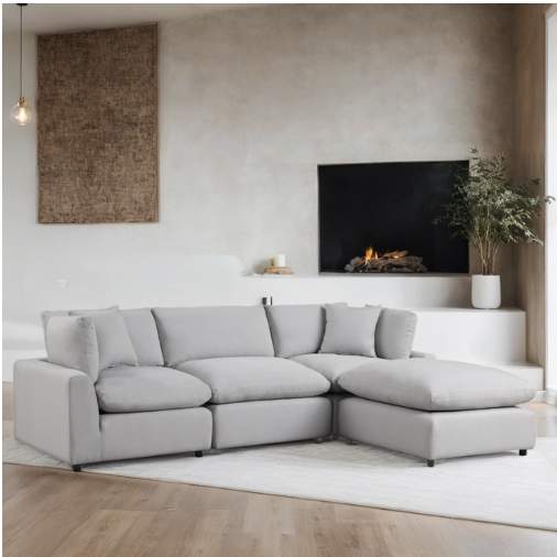 SKY Gray Linen Modular